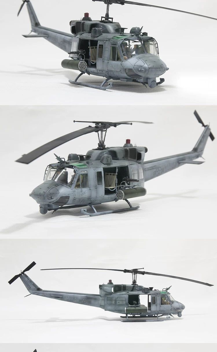 Discover the Kitty Hawk KH80158 UH-1N Twin Huey 1/48 model kit