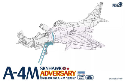 Explore this A-4M Skyhawk 'Adversary' Light Attack Aircraft Model Kit 1/48 | MAGIC FACTORY 5005