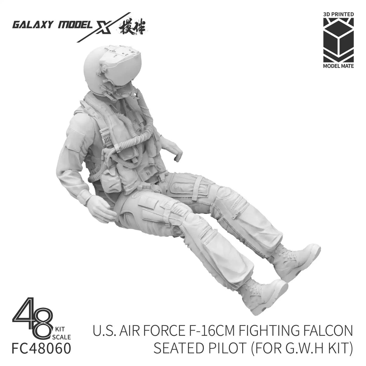 Galaxy FC48060 1/48 F-16CM SEATED PILOT FOR GWH