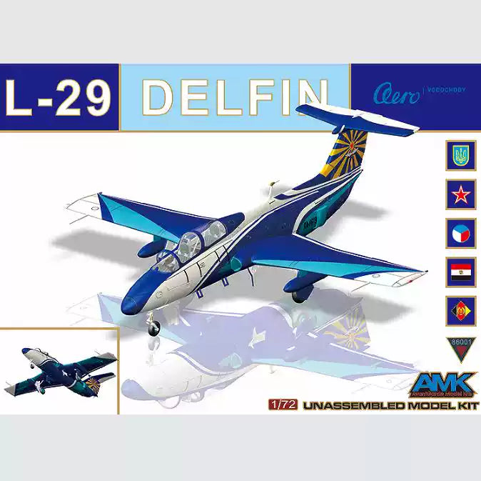AMK 86001 1/72 L-29 Delfin Fighter Model Kit