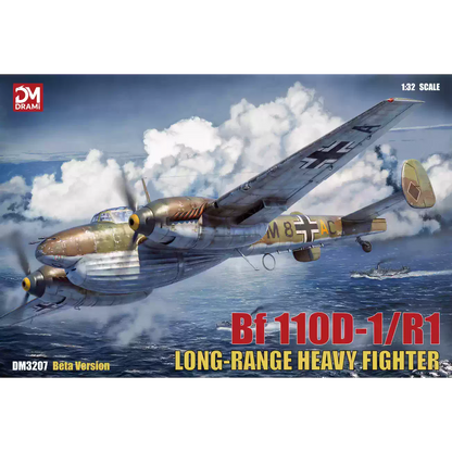 DRAMI DM3207 1/32 Bf110D-1/R1 "Dackelbauch" Fighter Model Kit