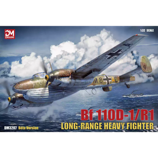 DRAMI DM3207 1/32 Bf110D-1/R1 "Dackelbauch" Fighter Model Kit
