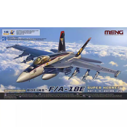 Discover the MENG LS-012 1/48 F/A-18E SUPER HORNET Airplane Model Kit.