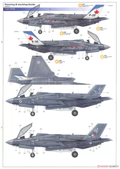 Kitty Hawk 80103 1/48 F-35A Airplane Model Kit NEW