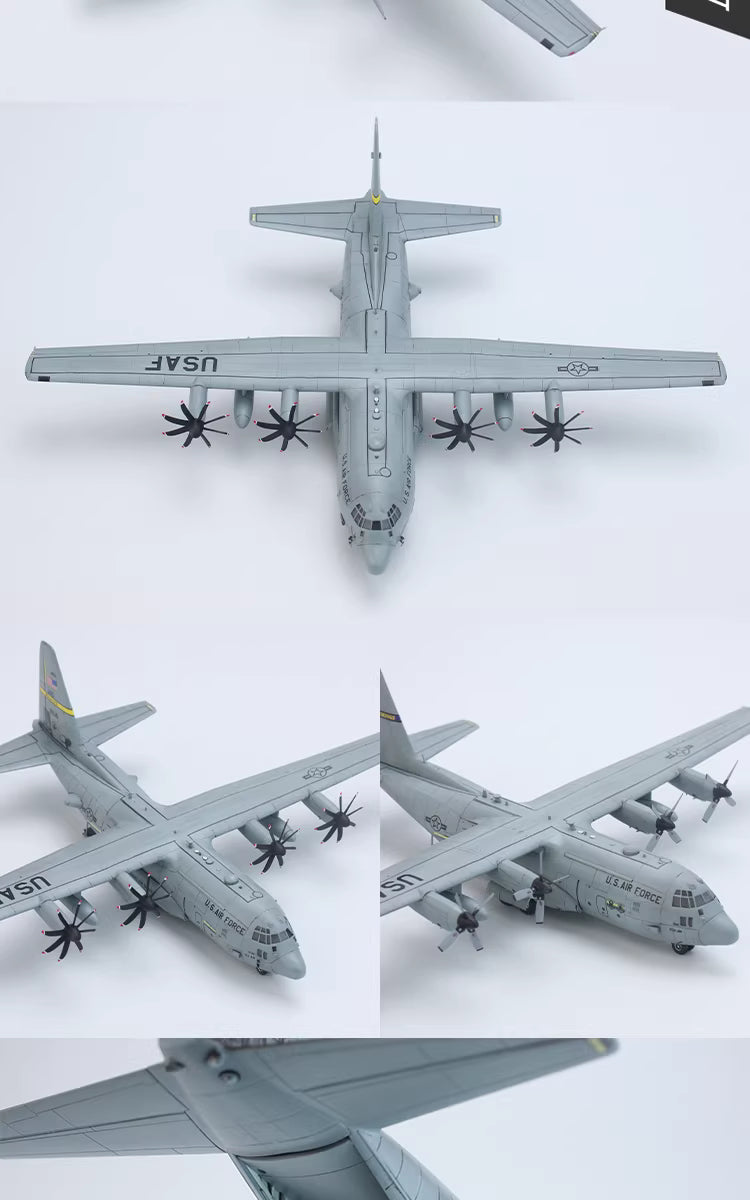 1/144 C-130H Hercules Model Kit W/internior (2 in 1) | Great Wall Hobby L1011