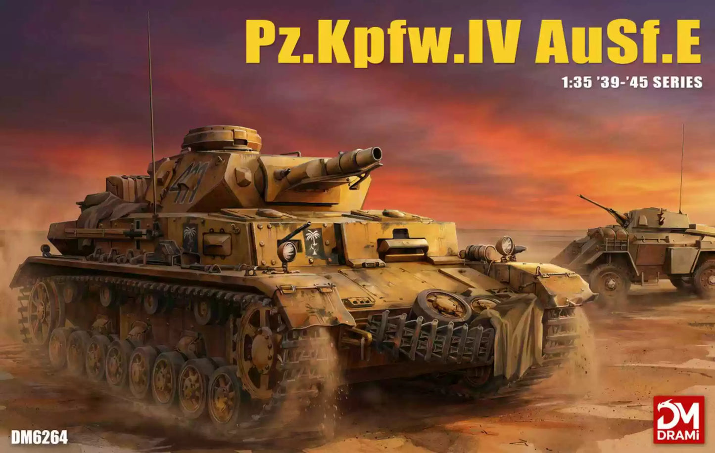 DRAMI DM6264 1/35 Pz.Kpfw.IV Ausf.E Tank Model Kit