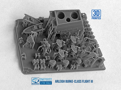 Build your own Arleigh Burke-class Destroyer Fight III 1/700 model kit