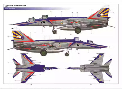 Kitty Hawk KH80136 1/48 Mig-25 PU Foxbat Model Assembly Kit Precision Military