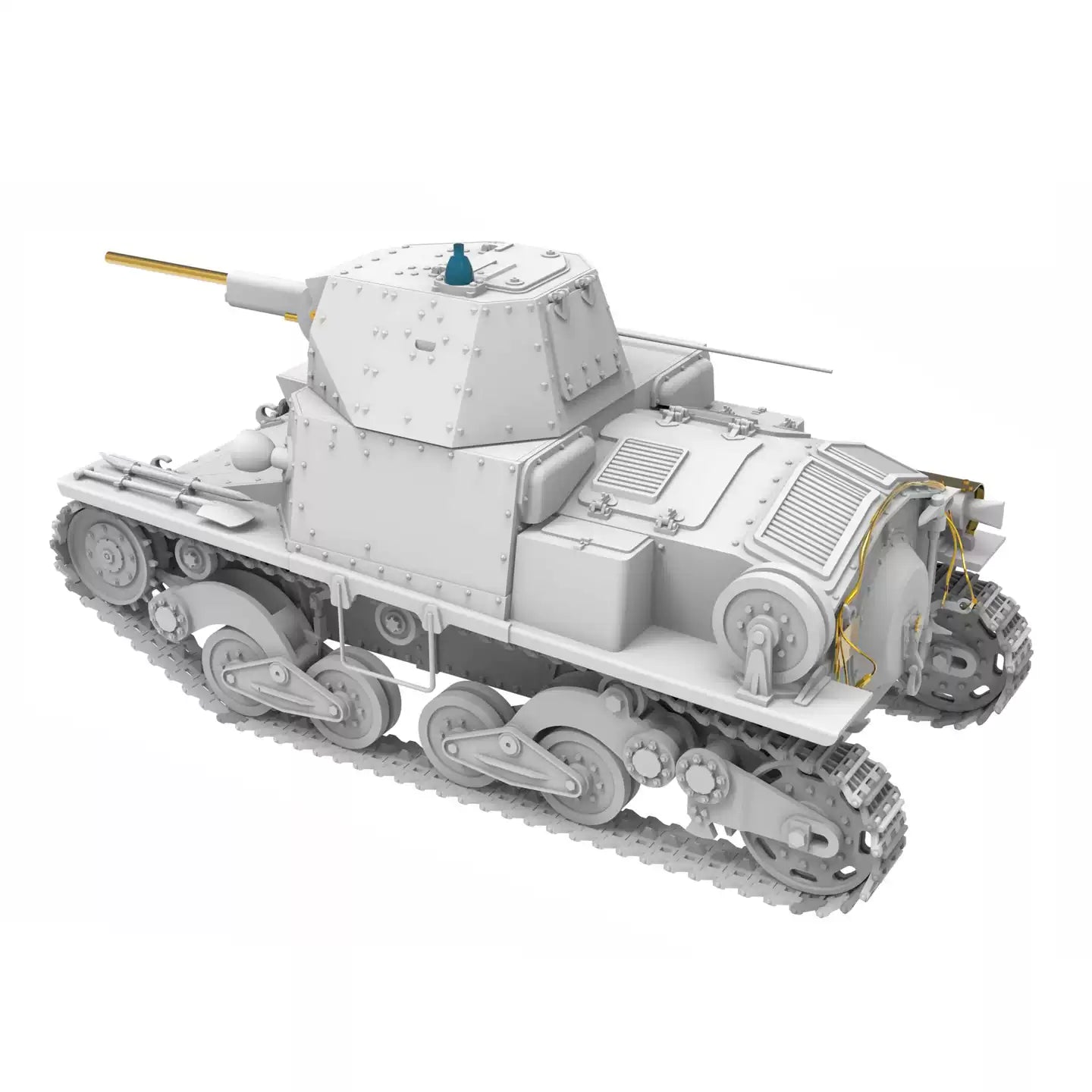 Italian L6/40  1/35 Tank Model Kit | Heavy Hobby & Lanmo MM35009