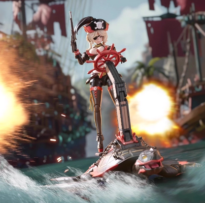 Border BA-003 Original Character Pirate Queen Anne Character No Glue Assemble