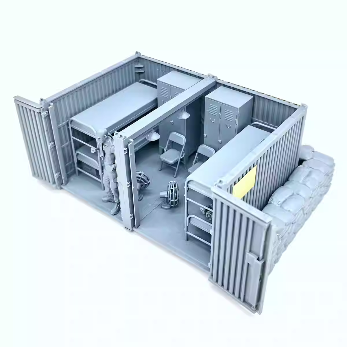Explore the Gecko 35GM0116 1/35 US Army Base Temporary Dormitories model kit, featuring detailed barracks and accessories from the Vietnam War era.