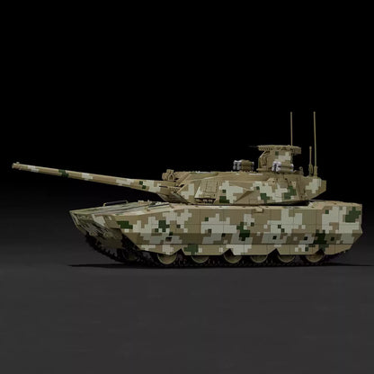 MENG TS-062A 1/35 Chinese ZTZ-100 Main Battle Tank (Accurate Color Version) Plastic Assembly Model Kit