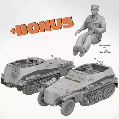 TAKOM 2212 1/35 Sd.Kfz.250/7 Ausf.A 81mm Mortar Carrier Schwerer Granatwerfer Reprint