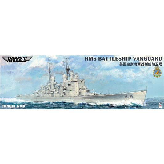 HMS BATTLESHIP VANGUARD Model Kit 1/700 Full Bottom Version | OSTRICH TM70013FH