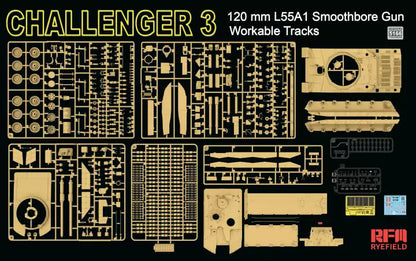 RYE FIELD 5166 1/35 Challenger 3 Tank Model Kit