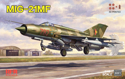 Build the RFM6001 MIG-21MF 1/48 Fighter Model Kit by RYE FIELD.