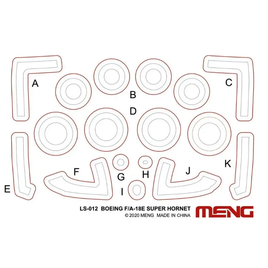 LS-023 MENG 1/48 F/A-18E Super Hornet Golden Dragons HEC Model Exhibition limited Edition Kit