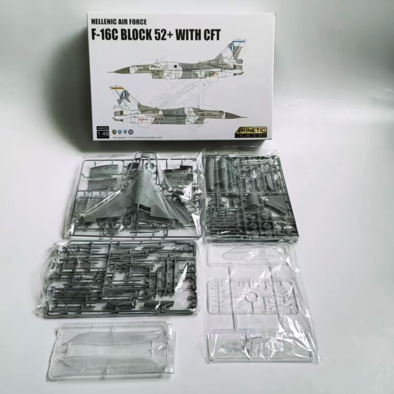 KINETIC 48152 F-16C Block 52+WITH CFT 1/48 model kit for Hellenic Air Force