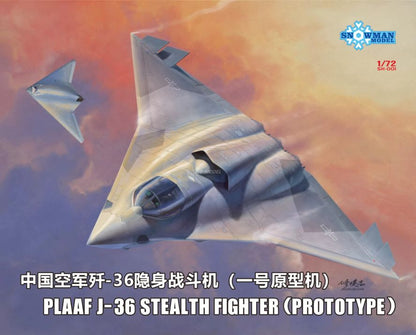 SNOWMAN SH-001 1/72 Plaaf J-36 Stealth Fighter Model Kit