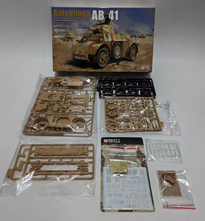 AB41 Armored Car Model Kit 1/35 | Heavy&Lanmo MM35005