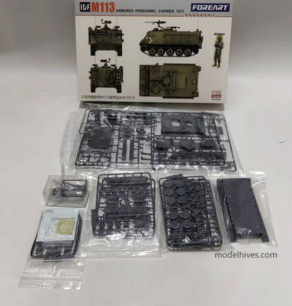 FOREART R5901 1/35 IDF M113 Armored Personnel Carrier 1973 Model Kit w/Soldier