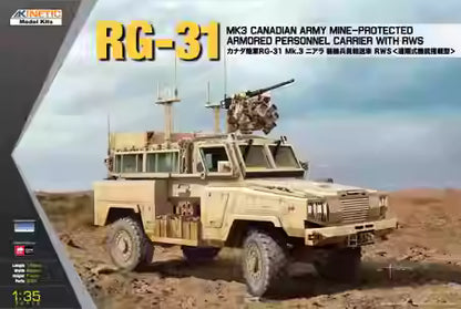 Kinetic K-61010 1/35 Canada RG-31 MK3 Armored Personnel Carrier w/RWS