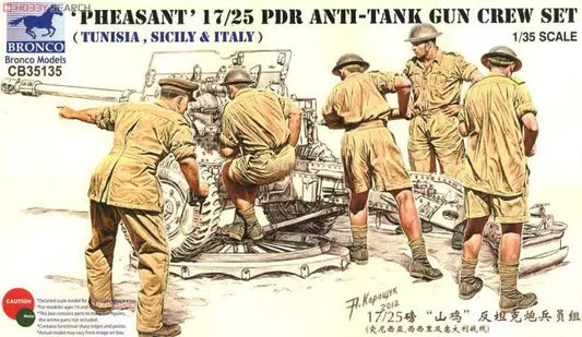 Bronco CB35135 1/35 Pheasant 17/25 Pdr Anti-Tank Gun Crew Set