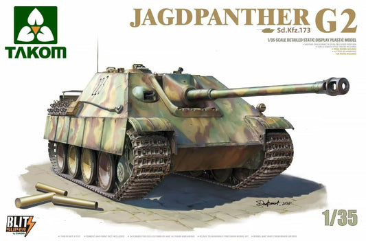 TAKOM launches 35002 1/35 Germany Jagdpanther G2 (Sd.Kfz.173) Tank Destroyer Model Kit