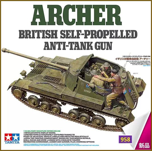 Tamiya 35356 1/35 British Self-Propelled Anti-Tank Gun Archer