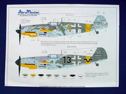 Messerschmitt Bf109 G-2 Airplane Model Kit | Trumpeter 1/24 02406 - ModelHives