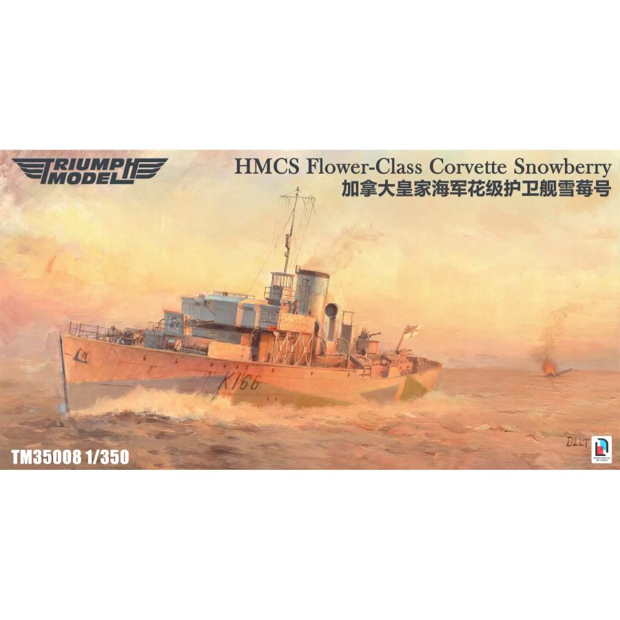 1/350 HMCS Flower-Class Corvette Snowberry Full Hull Ship Model Kit | TM35008FH