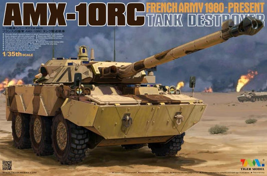 Tiger 4609 1/35 French AMX-10RC 1991 Tank Destroyer Model Kit