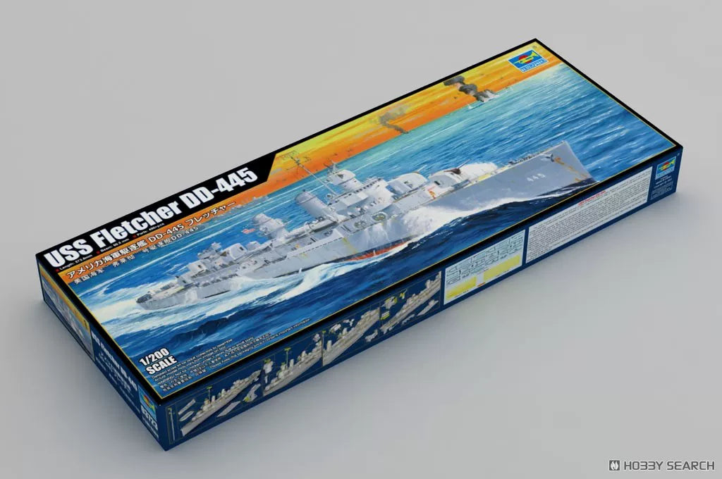 Trumpeter 03723 1:200 USS NAVY Fletcher DD-445 Destroyer Model Kit
