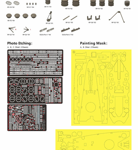 VERYFIRE VF350925DX Deluxe 1/350 USS North Carolina BB-55 Battleship