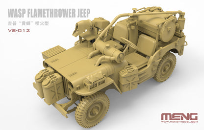 WASP FLAMETHROWER JEEP 1/35 Model Kit | Meng VS-012 VELOCIRAPTOR SERIES