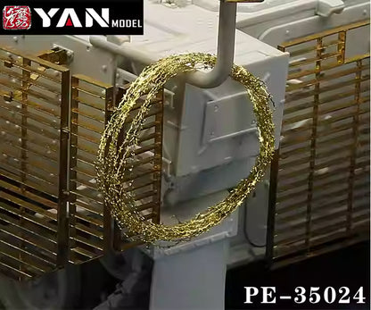 Yan Model PE-35024 1/35 Scale Barbed Wire Barricades Photo Etches
