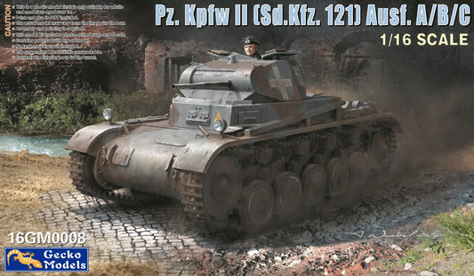 Gecko Models 16GM0008 1/16 Pz.Kpfw. II (Sd.Kfz.121) Ausf.c Model Kit ModelHive