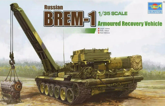 Trumpeter 09553 1/35 Russian BREM-1 Armoured Recovery Vehicle Assembly Model
