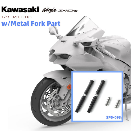 MENG MT-008 1/9 Kawasaki NINJA ZX-10RR Motorcycle Model Kit¡ªw/Metal Fork Part