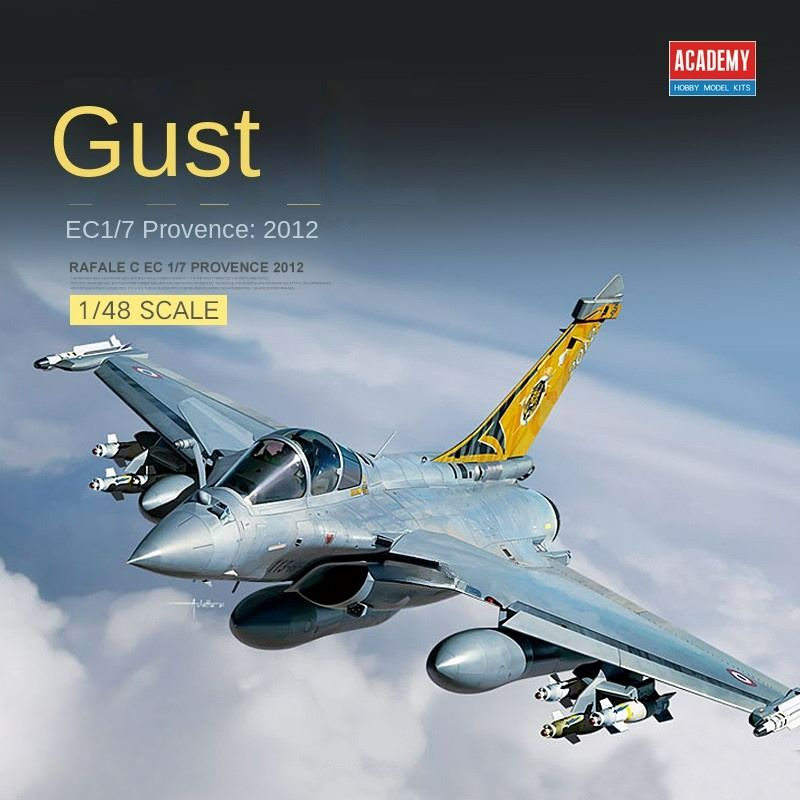 Academy 12346 1/48 Dassault Rafale C `EC 1/7 Provence 2012` (Plastic model) - ModelHives