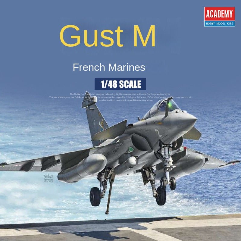 Academy AC12368 1/48 Rafale M Marine Nationale Assembly Model Kit - ModelHives