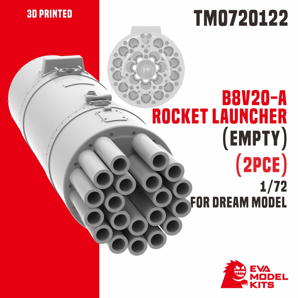 TM0720122 1/72 B8V20-A Rocket Launsher£¨Empty£©£¨2pce£©For Dream Model