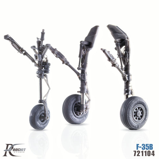 ROCKIT 721104T 1/72 F-35B Landing Gear (VTOL), w/Metal Skeleton-For TAMIYA Presale