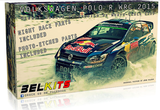 BELKITS BEL010 1/24 Peugeot 207 S2000 2009 Ypres Rally Winner (Model Car)