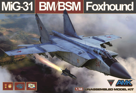 AMK 88003A 1/48 Mikoyan MiG-31BM/BSM Foxhound AvantGarde Model Kits