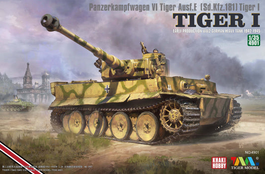 Tiger 4901 1/35 Sd.Kfz.181 TIGER I 1942-1945 EARLY WW2 GERMAN HEAVY TANK ModelHive