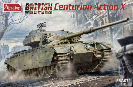 Amusing 35A071 1/35 Scale British Centurion Action X Main Battle Tanks Model Kit - ModelHives