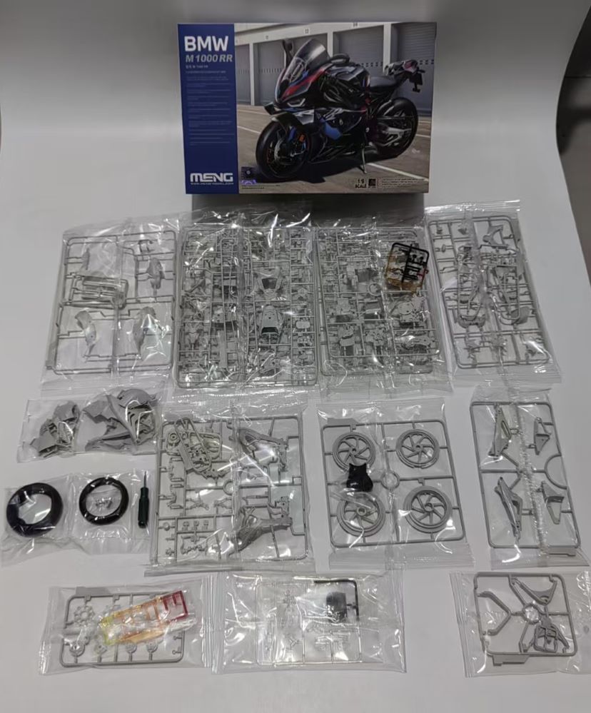 M1000RR Motorcycle Model Kit Precision Collectible  | MENG MT-009 1/9