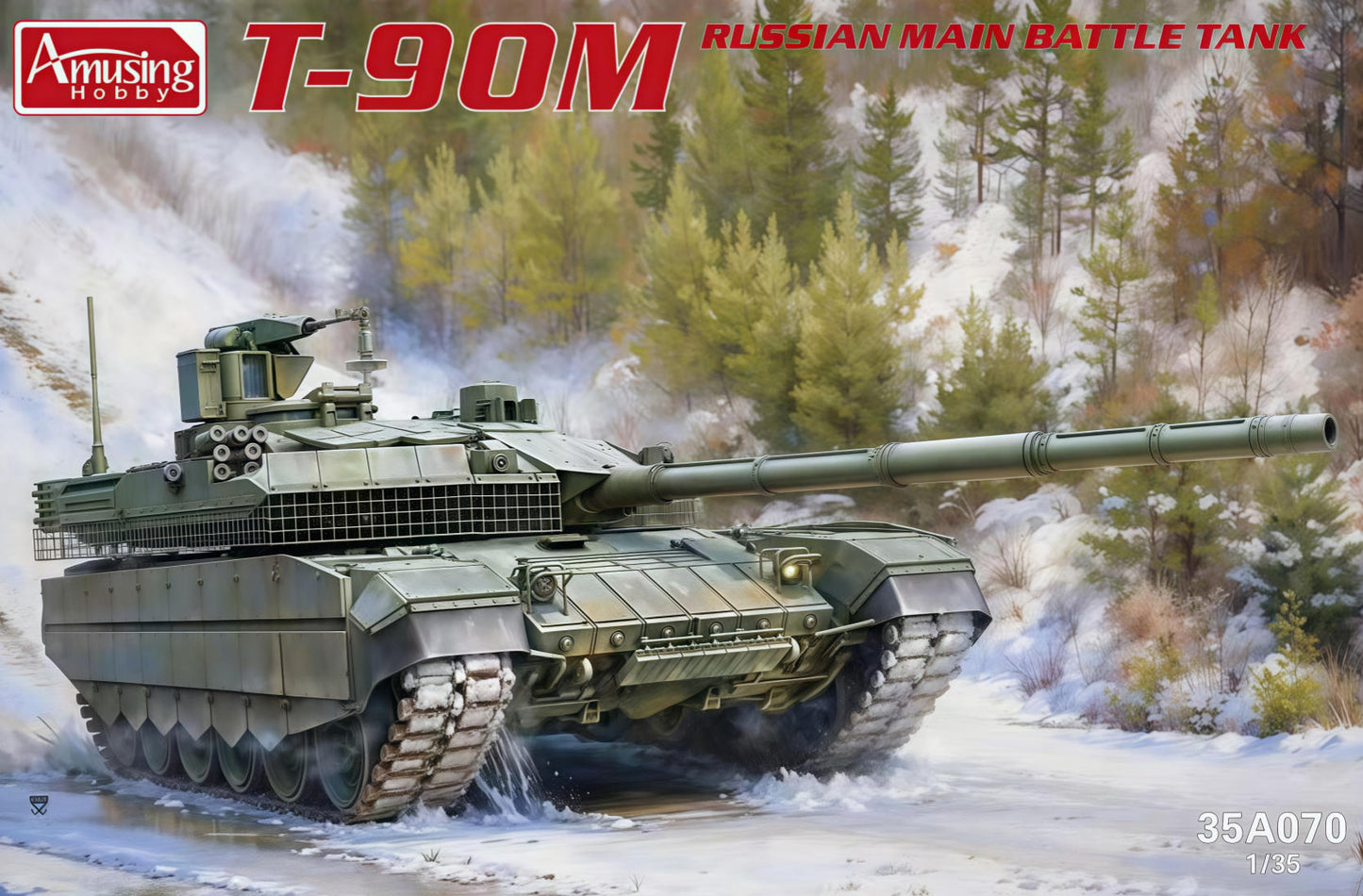 Amusing 35A070 1/35 T-90M Russian Break Through  Main Battle Tanks Model Kit