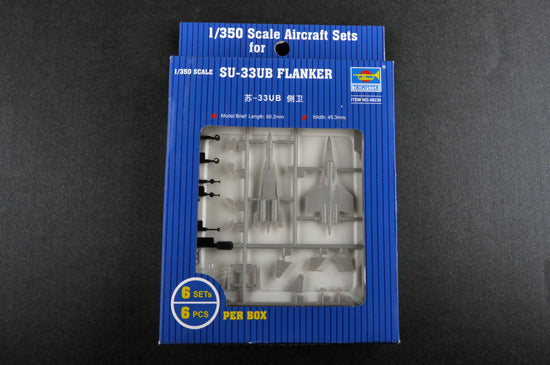 Trumpeter 06230 1/350 Russian Naval Forces Su-33UB Flanker Plastic model